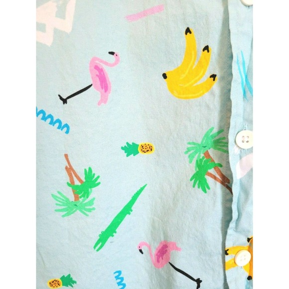 RVLT REVOLUTION Short Sleeve Button Down Shirt - Picture 4 of 7